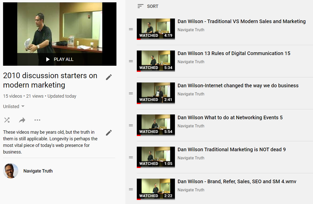 2010 discussion starters on modern marketing playlist